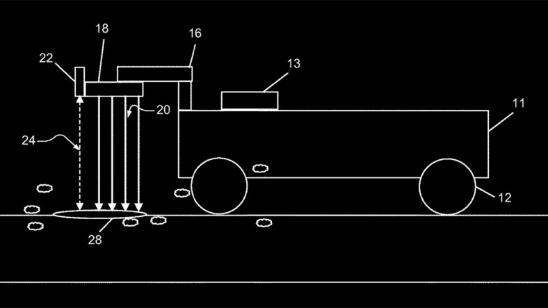 Patent Drawing for GM's Emitter Array