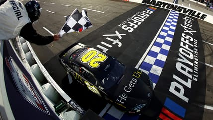 Aric Almirola wins Martinsville Xfinity Series race