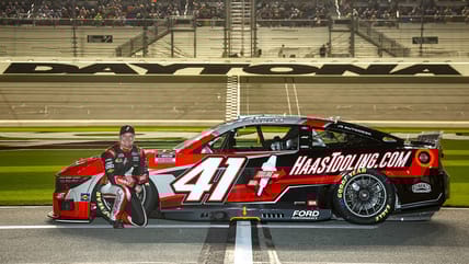 Cole Custer With The Haas Factory Team Ford Mustang