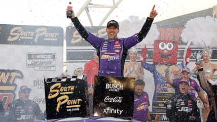 Denny Hamlin at Las Vegas
