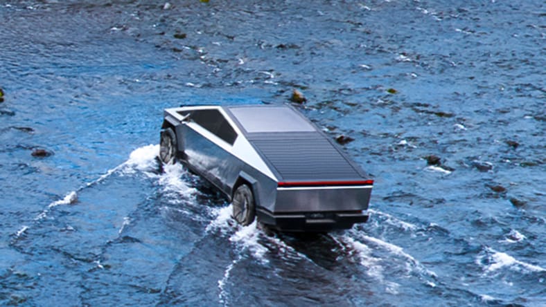 cybertruck water