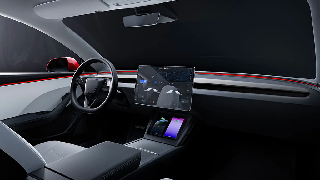 new model 3 dash