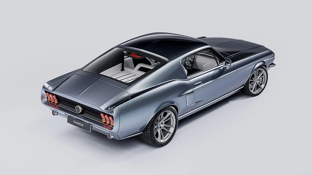 charge mustang rear