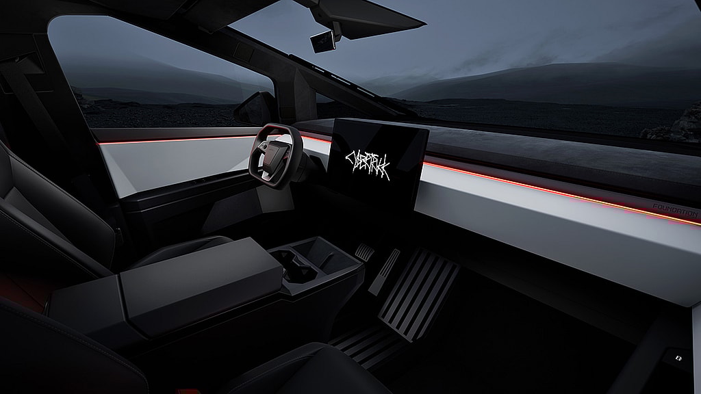 cybertruck interior