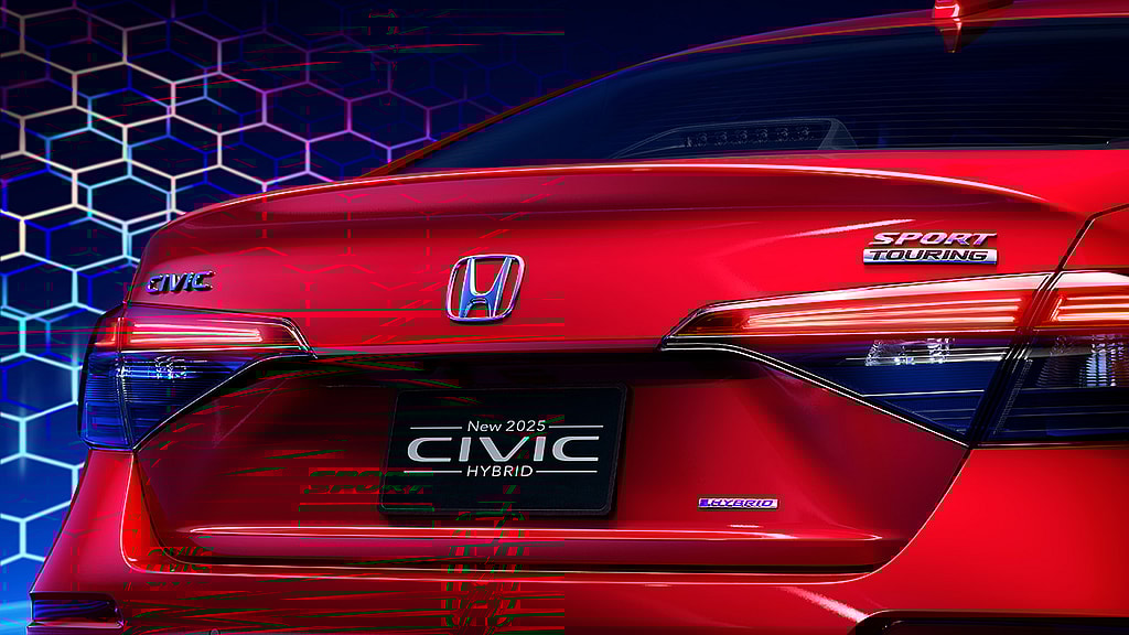 civic hybrid rear