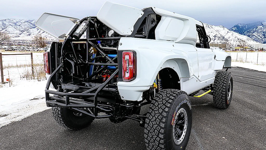 white bronco dr rear