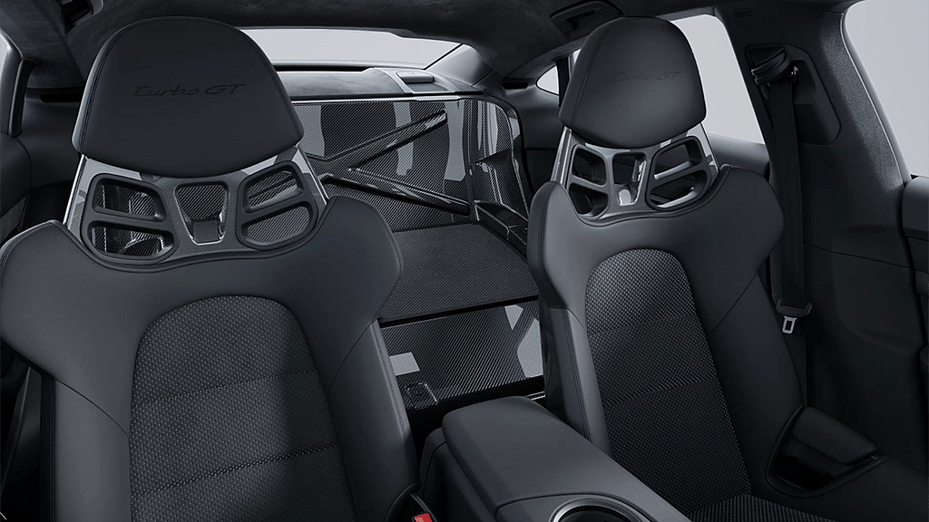 porsche rear seats
