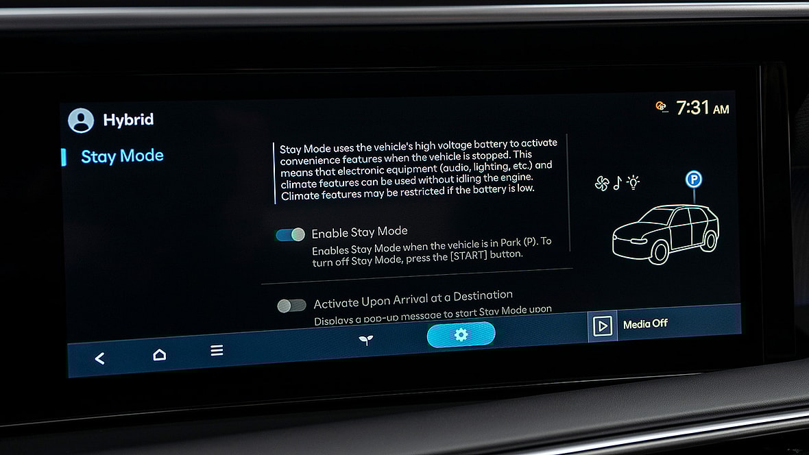 Hyundai Palisade Stay Mode