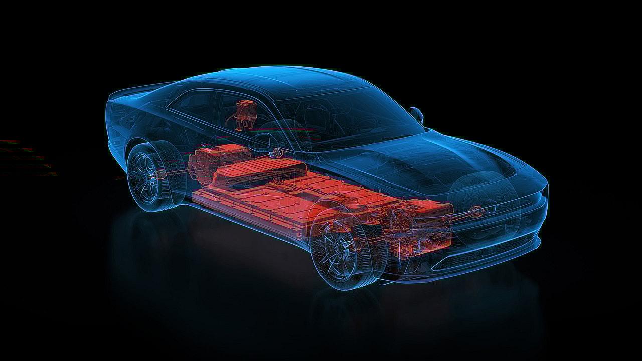 Dodge Charger Daytona transparent view