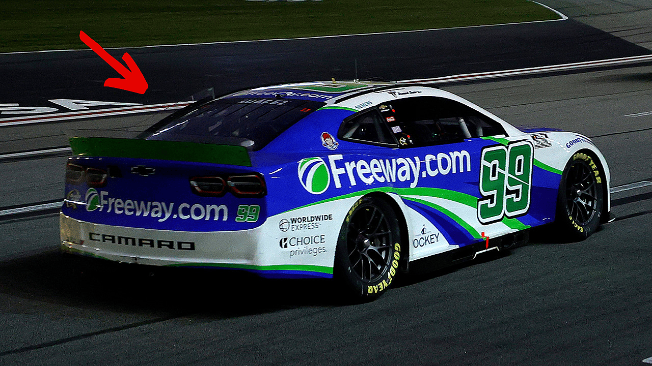 Daniel Suarez at Atlanta Motor Speedway