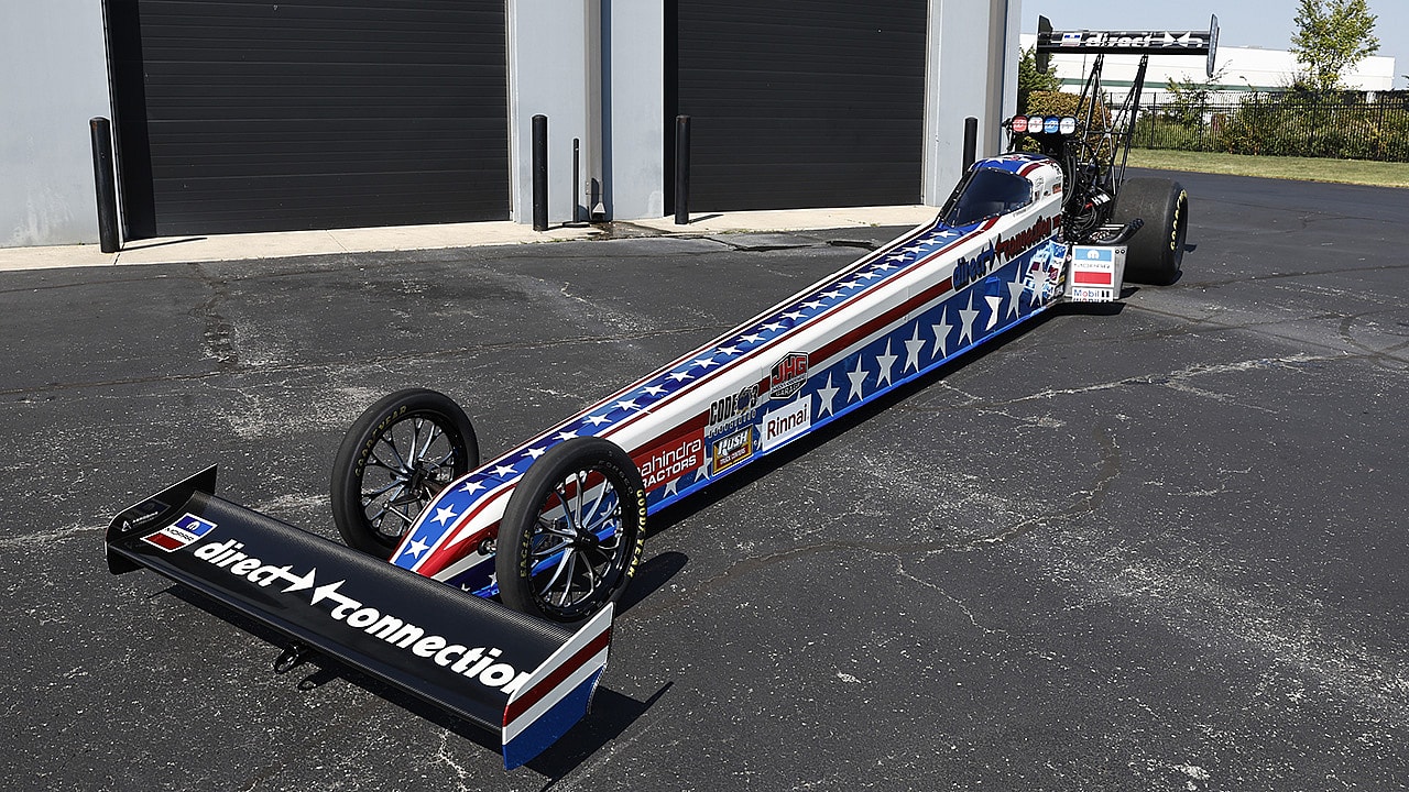 Tony Stewart Racings Direct Connection 50th anniversary Top Fuel car