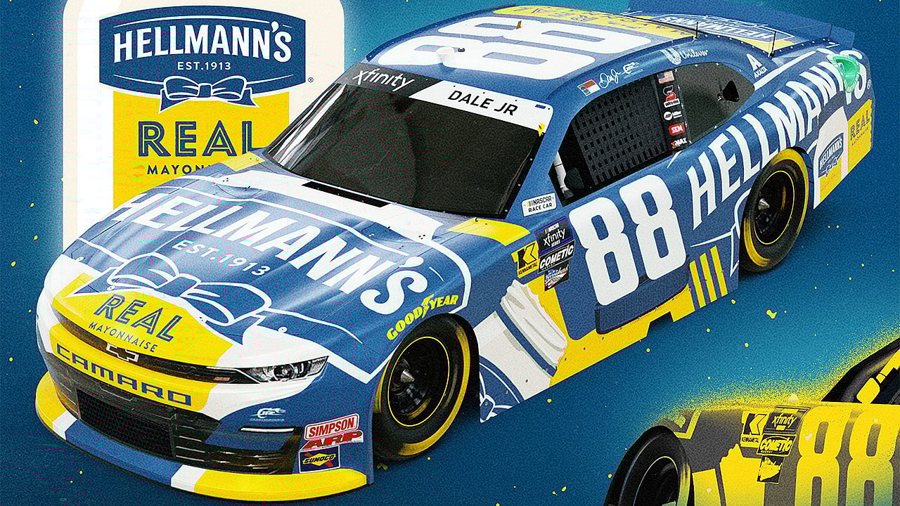 Dale Earnhardt Jr's Bristol Xfinity Series car