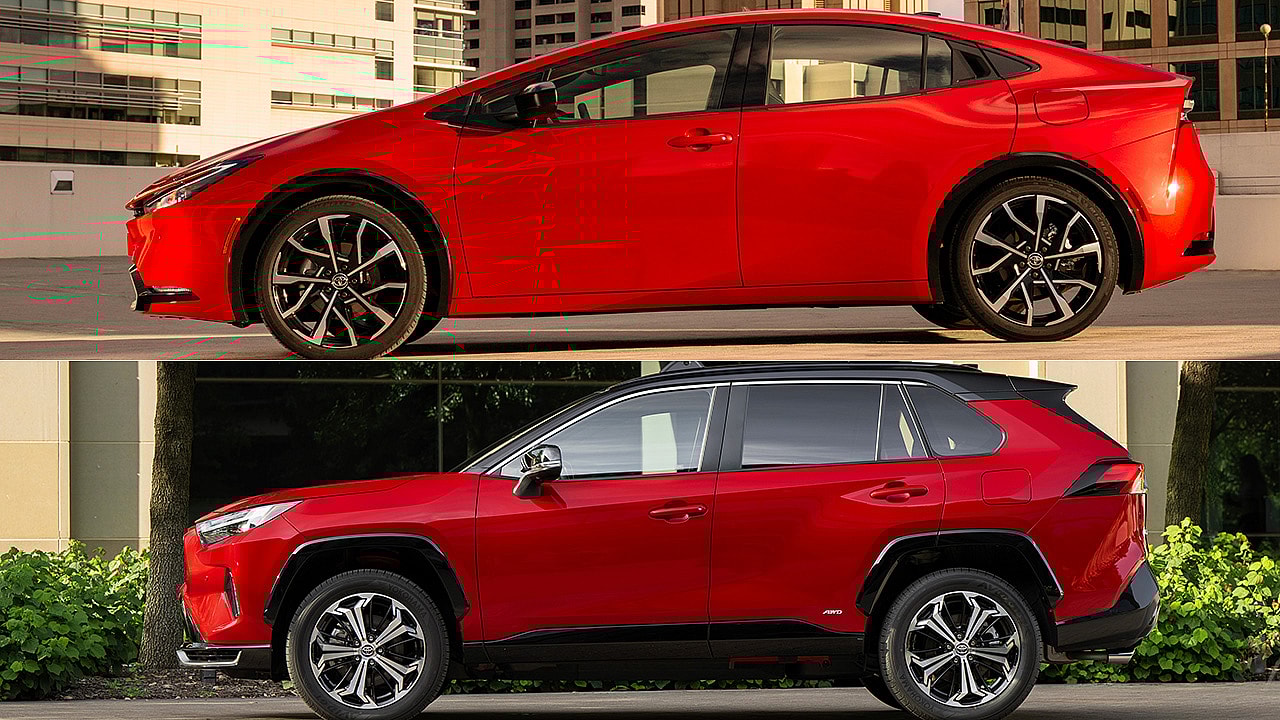 2025 Toyota Prius PHEV and Rav4 PHEV