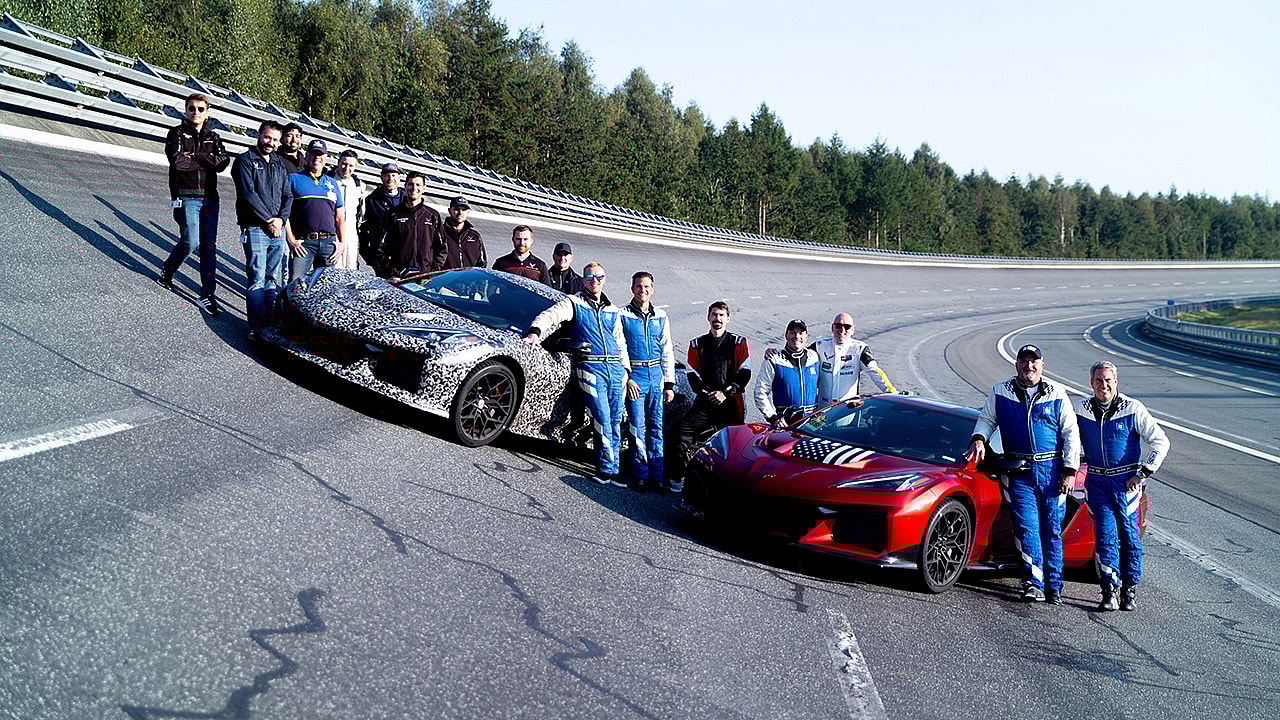 Chevrolet Corvette ZR1 test team