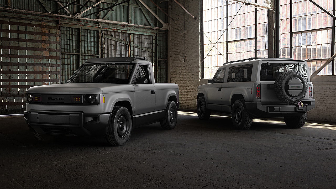 Slate Pickup and SUV
