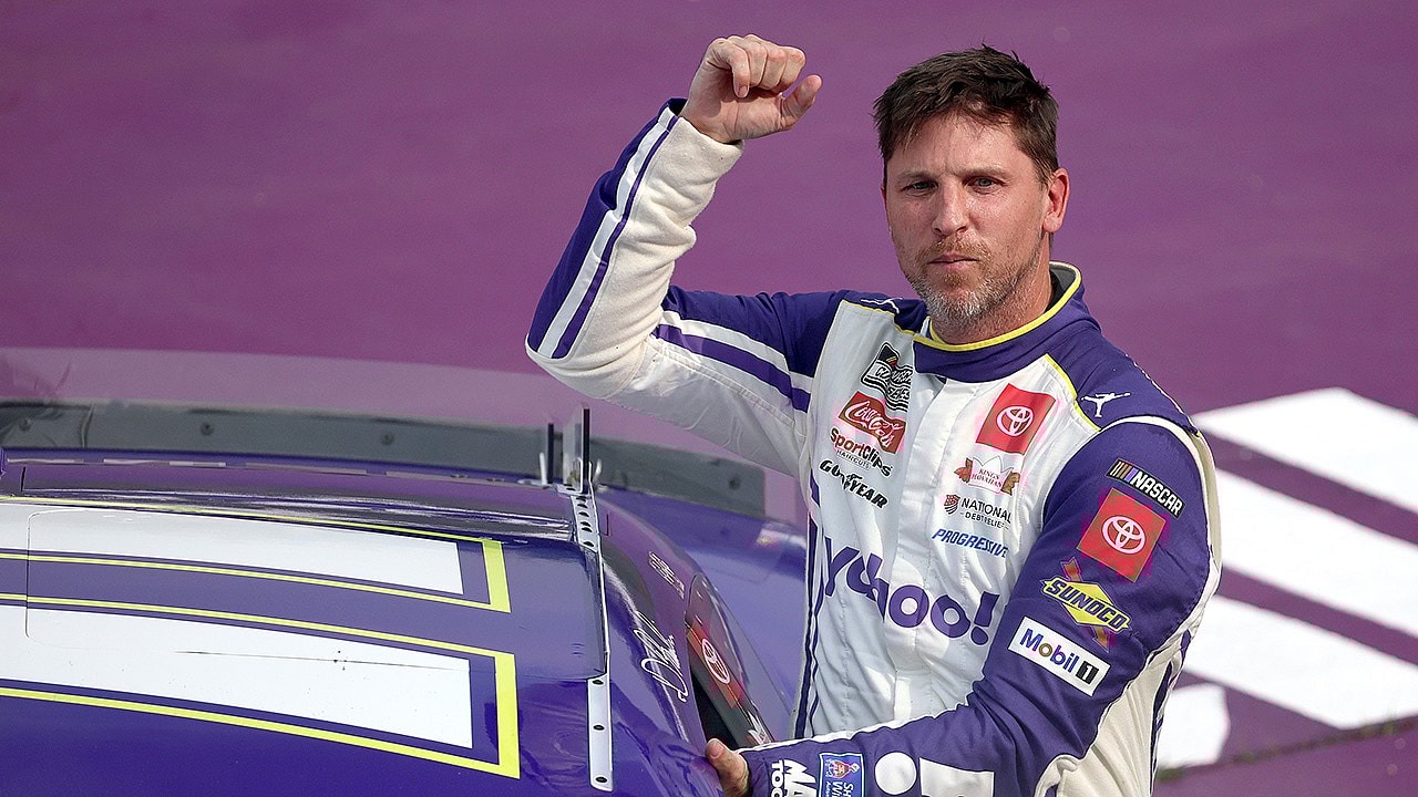 Denny Hamlin at Michigan