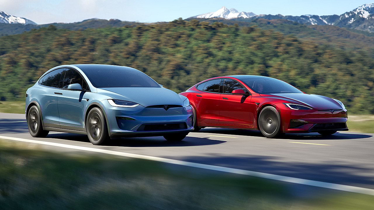 Tesla Model X and Model S
