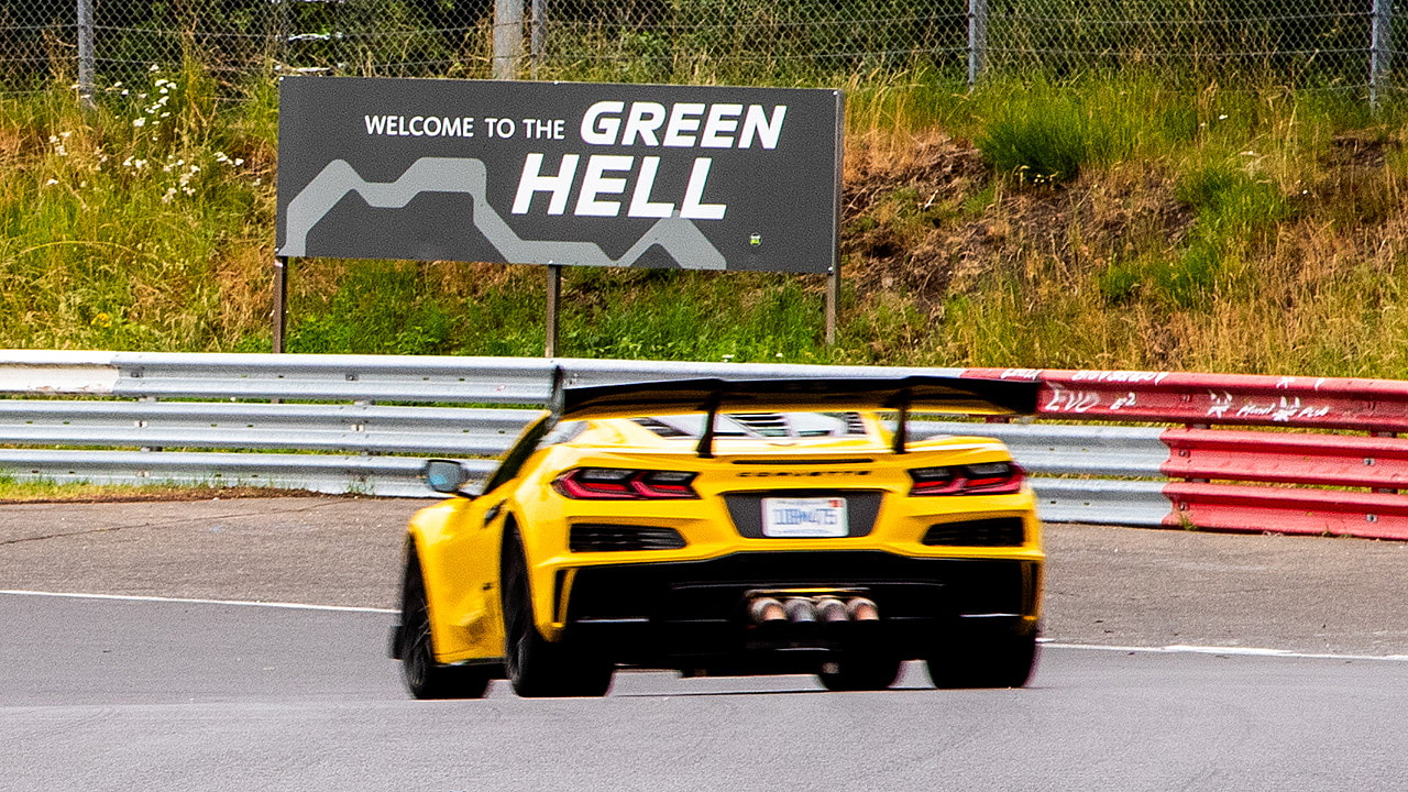 The Corvette ZR1X at the Nürburgring