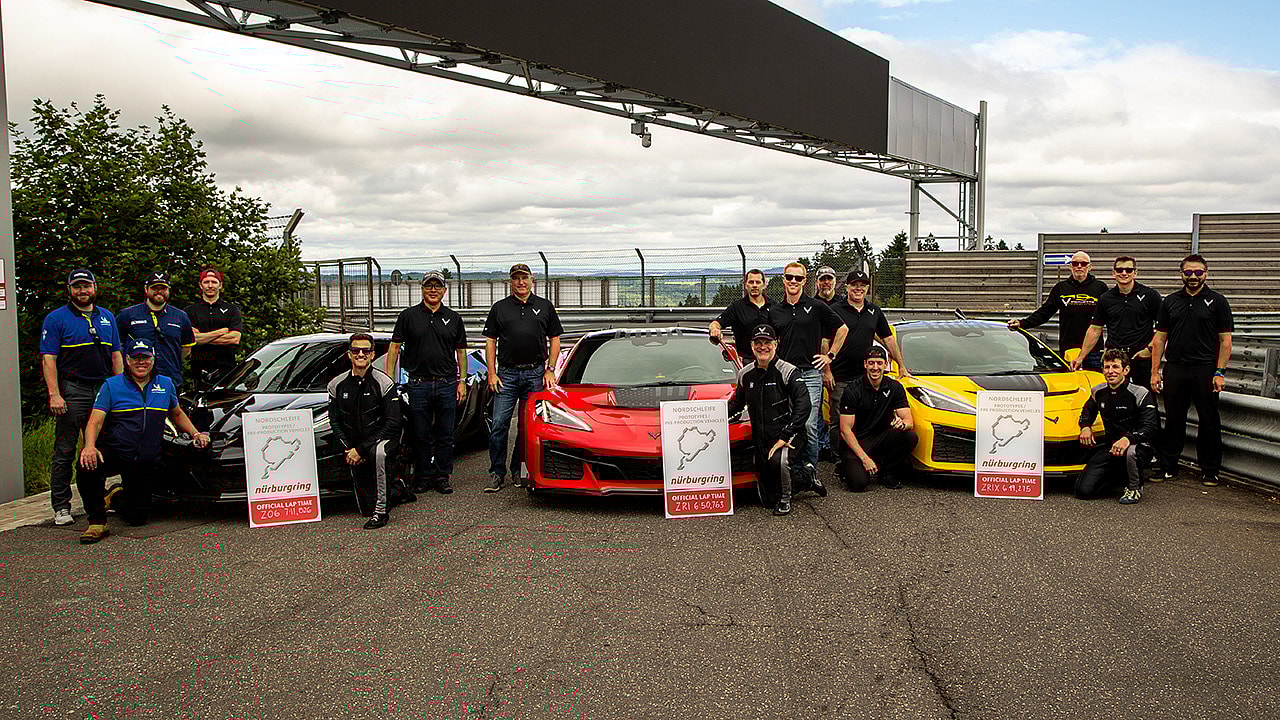 The Corvette Team at the Nürburgring