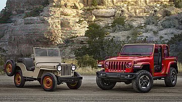 Jeep CJ-2A and Wrangler