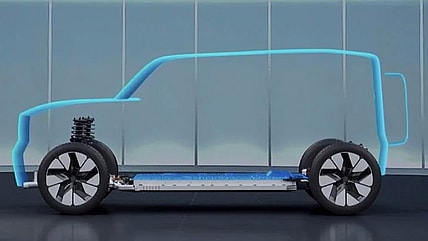 A Ford teaser for a potential future EV model