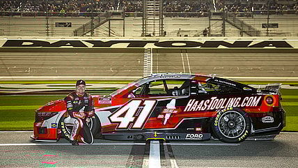 Cole Custer With The Haas Factory Team Ford Mustang