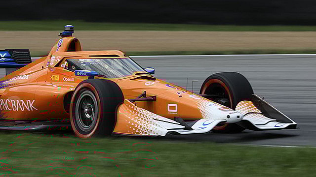 Scott Dixon at Mid-Ohio