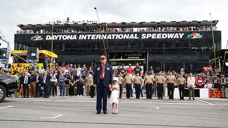 President Trump At Daytona