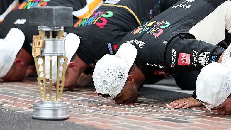 Bubba Wallace at the Brickyard 400