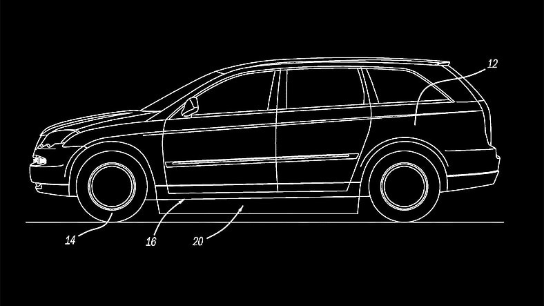 Chrysler Pacifica Patent Sketch