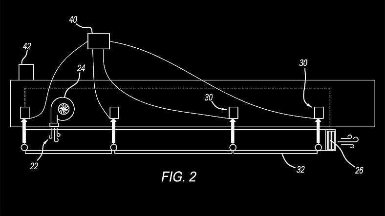 Stellantis Side Skirt Patent Sketch