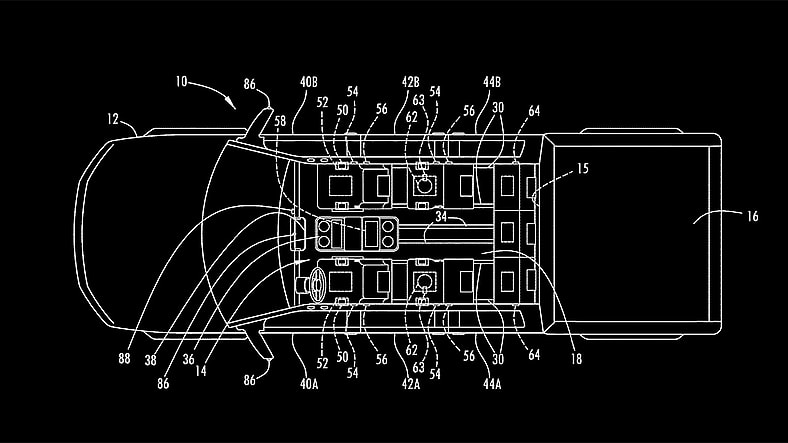 Ford 3-Row Pickup Patent