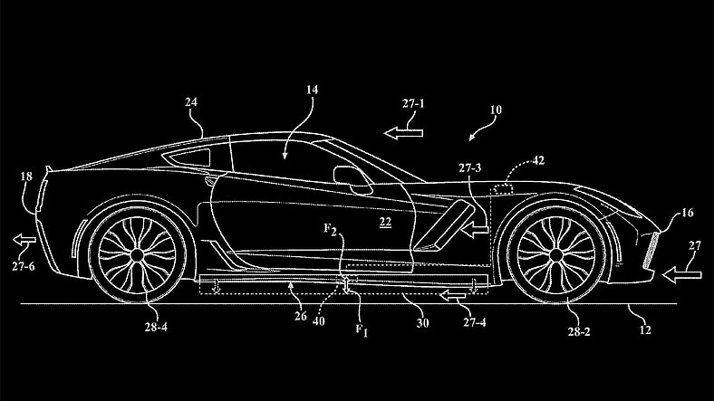 Chevrolet Corvette Side-Skirts Patent