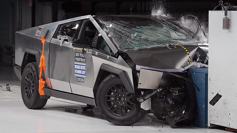 Tesla Cybertruck IIHS Crash Test