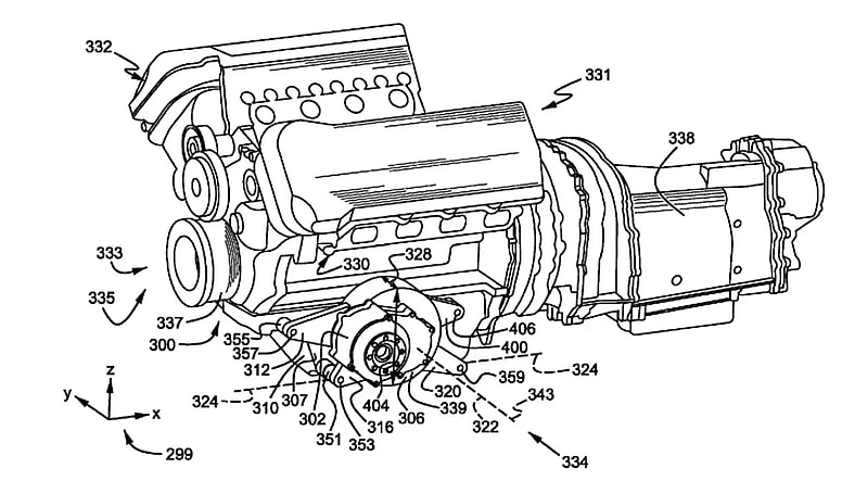 Ford V8 Hybrid Patent