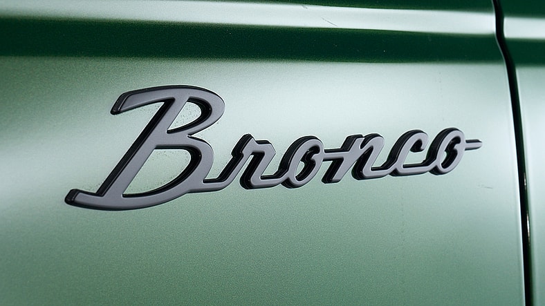 Ford Bronco With Sinister Bronze Package