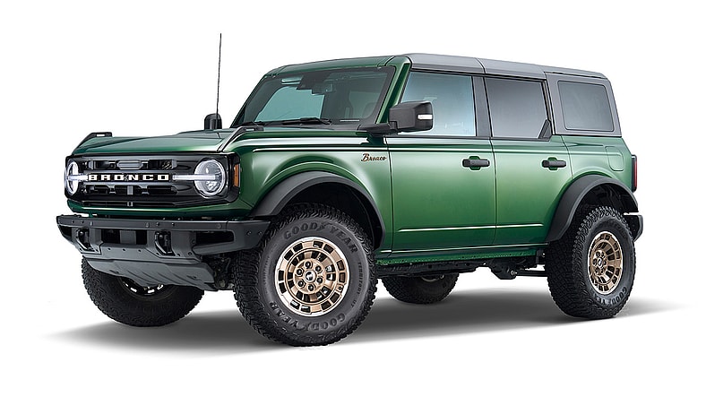 Ford Bronco With Sinister Bronze Package