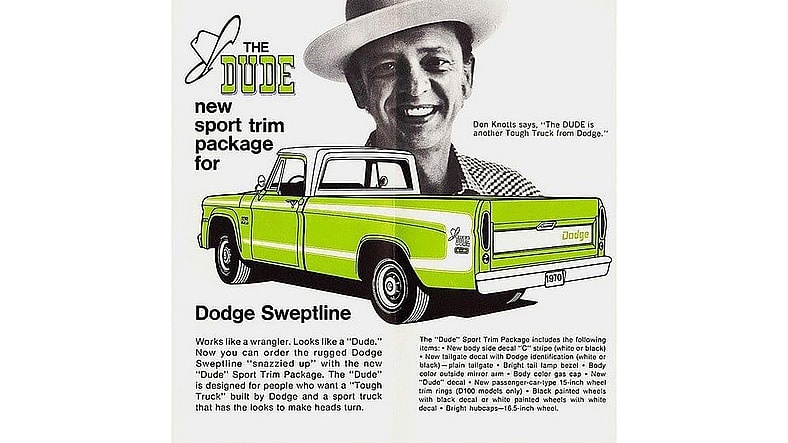 The Dude Advertisement