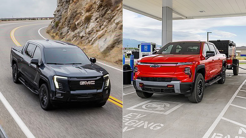 GMC Sierra EV and Chevrolet Silverado EV