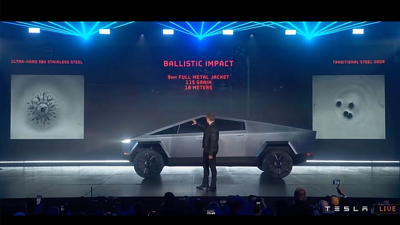 Tesla Cybertruck Bullet