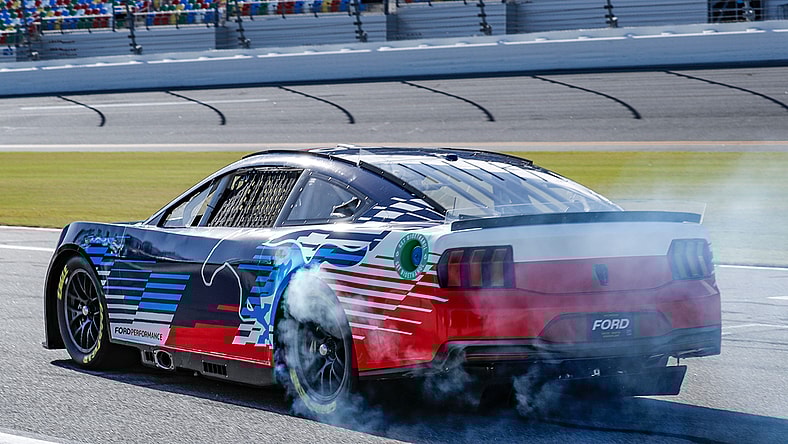 nascar mustang rear