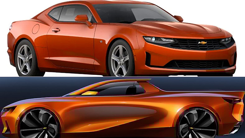 Chevrolet Camaro Pickup Sketch