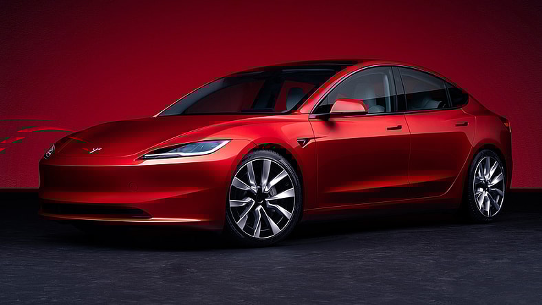tesla highland front