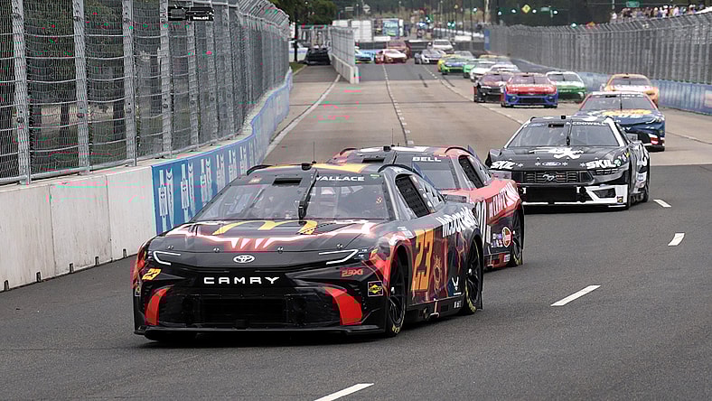 Bubba Wallace in the 23XI Racing No. 23 Toyota Camry at Chicago