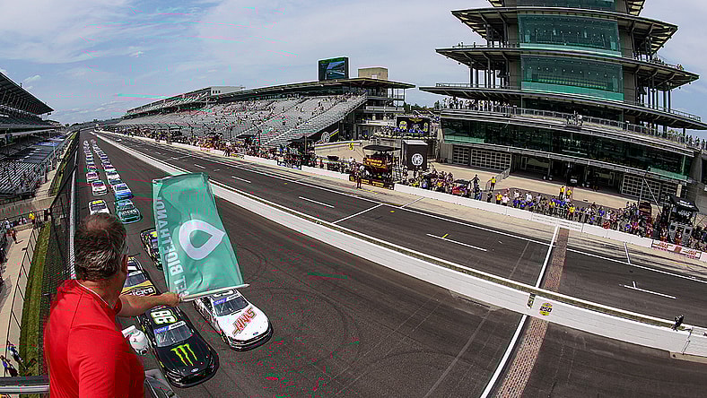 The start of the Indianapolis Xfinity Series race at