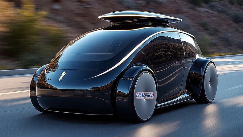 Tesla Robotaxi Rendering by Grok