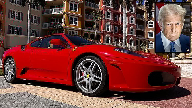 Donald Trump's Ferrari F430