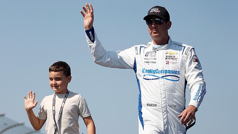 Brexton and Kyle Bush