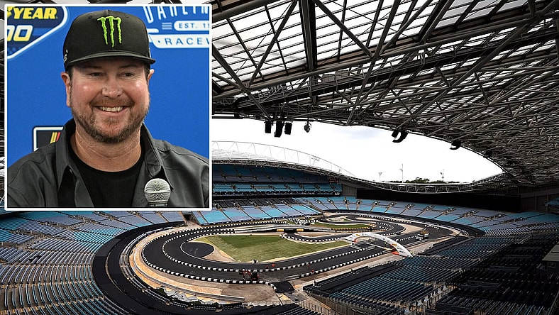 Kurt Busch And The ROC Accor Stadium Track