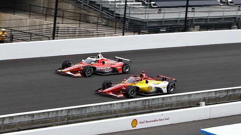 Will Power and Josef Newgarden's Team Penske Cars